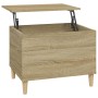 Mesa de centro madera contrachapada roble Sonoma 60x44,5x45 cm en Mesas de centro | Comprar online en Foru.es