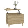 Mesa de centro madera contrachapada roble Sonoma 60x44,5x45 cm en Mesas de centro | Comprar online en Foru.es