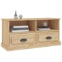 Mueble para TV madera contrachapada roble Sonoma 93x35,5x45 cm de vidaXL, Muebles TV - Ref: Foro24-816467, Precio: 60,38 €, D...
