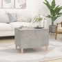 Mesa de centro madera contrachapada gris hormigón 60x44,5x45 cm en Mesas de centro | Comprar online en Foru.es