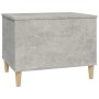 Mesa de centro madera contrachapada gris hormigón 60x44,5x45 cm en Mesas de centro | Comprar online en Foru.es