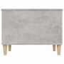 Mesa de centro madera contrachapada gris hormigón 60x44,5x45 cm en Mesas de centro | Comprar online en Foru.es
