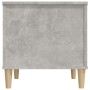 Mesa de centro madera contrachapada gris hormigón 60x44,5x45 cm en Mesas de centro | Comprar online en Foru.es