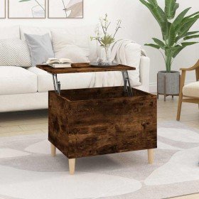 Mesa de centro madera contrachapada roble ahumado 60x44,5x45 cm en Mesas de centro | Comprar online en Foru.es
