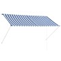 Toldo retráctil 250x150 cm azul y blanco en Toldos | Comprar online en Foru.es