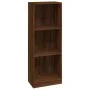 Estantería de 3 niveles contrachapada marrón roble 40x24x109 cm de vidaXL, Librerías y estanterías - Ref: Foro24-819256, Prec...