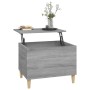 Mesa de centro madera contrachapada gris Sonoma 60x44,5x45 cm en Mesas de centro | Comprar online en Foru.es