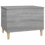Mesa de centro madera contrachapada gris Sonoma 60x44,5x45 cm en Mesas de centro | Comprar online en Foru.es