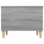 Mesa de centro madera contrachapada gris Sonoma 60x44,5x45 cm en Mesas de centro | Comprar online en Foru.es