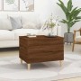 Mesa de centro madera contrachapada roble marrón 60x44,5x45 cm en Mesas de centro | Comprar online en Foru.es