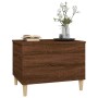 Mesa de centro madera contrachapada roble marrón 60x44,5x45 cm en Mesas de centro | Comprar online en Foru.es