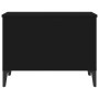 Mesa de centro madera contrachapada negro 60x44,5x45 cm en Mesas de centro | Comprar online en Foru.es