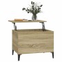 Mesa de centro madera contrachapada roble Sonoma 60x44,5x45 cm en Mesas de centro | Comprar online en Foru.es