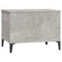 Mesa de centro madera contrachapada gris hormigón 60x44,5x45 cm en Mesas de centro | Comprar online en Foru.es