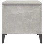 Mesa de centro madera contrachapada gris hormigón 60x44,5x45 cm en Mesas de centro | Comprar online en Foru.es