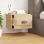Mesita de noche de pared color roble Sonoma 41,5x36x28 cm de vidaXL, Mesitas de noche - Ref: Foro24-816382, Precio: 36,14 €, ...