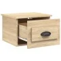 Mesita de noche de pared color roble Sonoma 41,5x36x28 cm de vidaXL, Mesitas de noche - Ref: Foro24-816382, Precio: 36,14 €, ...