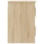 Mesita de noche de pared 2 uds color roble Sonoma 41,5x36x53 cm de vidaXL, Mesitas de noche - Ref: Foro24-816399, Precio: 77,...