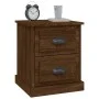 Mesita de noche madera contrachapada marrón roble 39x39x47,5 cm de vidaXL, Mesitas de noche - Ref: Foro24-816158, Precio: 44,...