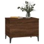 Mesa de centro madera contrachapada roble marrón 60x44,5x45 cm en Mesas de centro | Comprar online en Foru.es