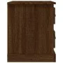 Mesita de noche madera contrachapada marrón roble 39x39x47,5 cm de vidaXL, Mesitas de noche - Ref: Foro24-816158, Precio: 44,...