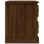 Mesita de noche madera contrachapada marrón roble 39x39x47,5 cm de vidaXL, Mesitas de noche - Ref: Foro24-816158, Precio: 45,...