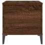 Mesa de centro madera contrachapada roble marrón 60x44,5x45 cm en Mesas de centro | Comprar online en Foru.es