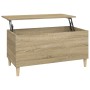 Mesa de centro madera contrachapada roble Sonoma 90x44,5x45 cm en Mesas de centro | Comprar online en Foru.es