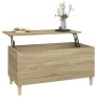 Mesa de centro madera contrachapada roble Sonoma 90x44,5x45 cm en Mesas de centro | Comprar online en Foru.es