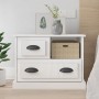 Mesita de noche blanco brillante 60x39x45 cm de vidaXL, Mesitas de noche - Ref: Foro24-816362, Precio: 63,17 €, Descuento: %
