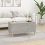 Mesa de centro madera contrachapada gris hormigón 90x44,5x45 cm en Mesas de centro | Comprar online en Foru.es