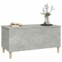 Mesa de centro madera contrachapada gris hormigón 90x44,5x45 cm en Mesas de centro | Comprar online en Foru.es