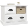 Mesita de noche blanco brillante 60x39x45 cm de vidaXL, Mesitas de noche - Ref: Foro24-816362, Precio: 63,17 €, Descuento: %
