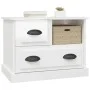 Mesita de noche blanco brillante 60x39x45 cm de vidaXL, Mesitas de noche - Ref: Foro24-816362, Precio: 62,39 €, Descuento: %