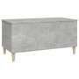 Mesa de centro madera contrachapada gris hormigón 90x44,5x45 cm en Mesas de centro | Comprar online en Foru.es