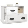 Mesita de noche blanco brillante 60x39x45 cm de vidaXL, Mesitas de noche - Ref: Foro24-816362, Precio: 63,17 €, Descuento: %