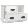 Mesita de noche blanco brillante 60x39x45 cm de vidaXL, Mesitas de noche - Ref: Foro24-816362, Precio: 62,39 €, Descuento: %