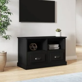 Mueble para TV madera contrachapada negro 80x35x50 cm de vidaXL, Muebles TV - Ref: Foro24-816281, Precio: 73,85 €, Descuento: %