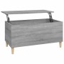 Mesa de centro madera contrachapada gris Sonoma 90x44,5x45 cm en Mesas de centro | Comprar online en Foru.es