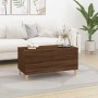 Mesa de centro madera contrachapada roble marrón 90x44,5x45 cm en Mesas de centro | Comprar online en Foru.es