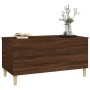 Mesa de centro madera contrachapada roble marrón 90x44,5x45 cm en Mesas de centro | Comprar online en Foru.es