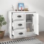 Aparador de madera contrachapada blanco 70x35,5x67,5 cm de vidaXL, Aparadores - Ref: Foro24-816192, Precio: 107,38 €, Descuen...