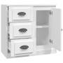 Aparador de madera contrachapada blanco 70x35,5x67,5 cm de vidaXL, Aparadores - Ref: Foro24-816192, Precio: 107,38 €, Descuen...