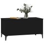 Mesa de centro madera contrachapada negro 90x44,5x45 cm en Mesas de centro | Comprar online en Foru.es