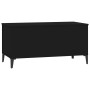 Mesa de centro madera contrachapada negro 90x44,5x45 cm en Mesas de centro | Comprar online en Foru.es