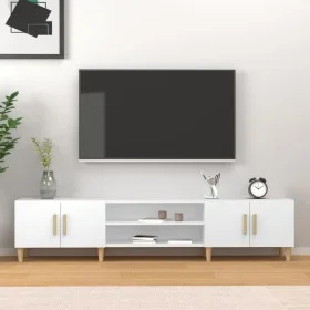 Mueble para TV madera contrachapada blanco 180x31,5x40 cm de vidaXL, Muebles TV - Ref: Foro24-816256, Precio: 102,69 €, Descu...