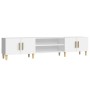 Mueble para TV madera contrachapada blanco 180x31,5x40 cm de vidaXL, Muebles TV - Ref: Foro24-816256, Precio: 104,14 €, Descu...