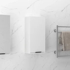 White wall bathroom cabinet 32x20x67 cm by vidaXL, Lockers and storage cabinets - Ref: Foro24-811295, Price: 43,73 €, Discoun...