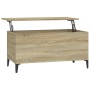 Mesa de centro madera contrachapada roble Sonoma 90x44,5x45 cm en Mesas de centro | Comprar online en Foru.es