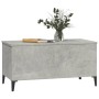 Mesa de centro madera contrachapada gris hormigón 90x44,5x45 cm en Mesas de centro | Comprar online en Foru.es